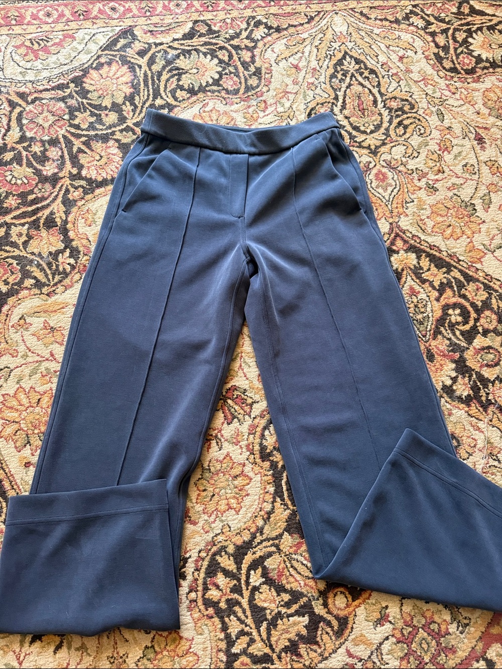 lululemon athletica Navy Straight-Leg Ponte Pants